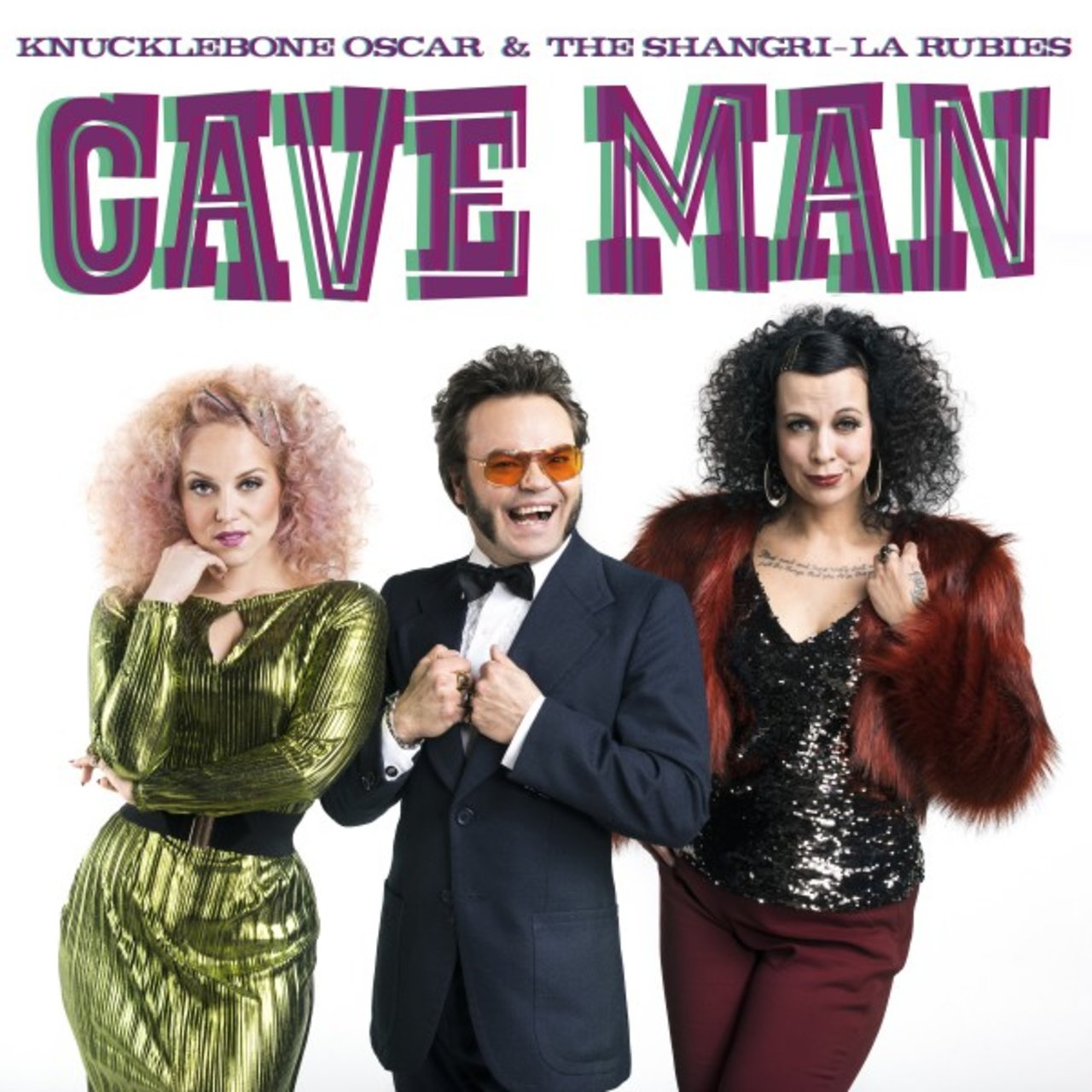 Knucklebone Oscar & The Shangri-La Rubies — Caveman cover artwork