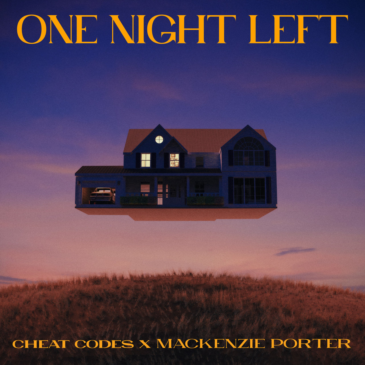 Cheat Codes & MacKenzie Porter One Night Left cover artwork