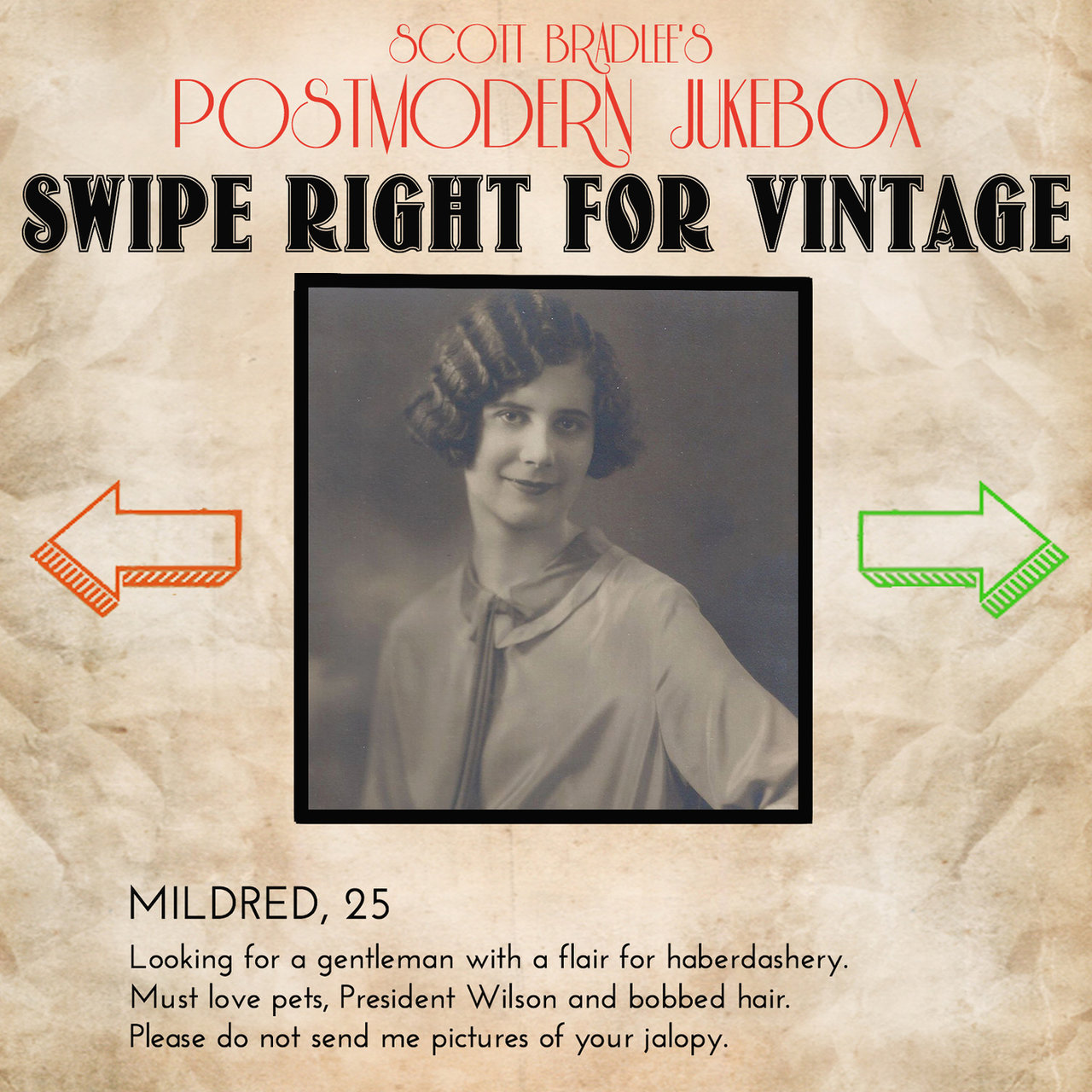 Postmodern Jukebox Swipe Right For Vintage cover artwork