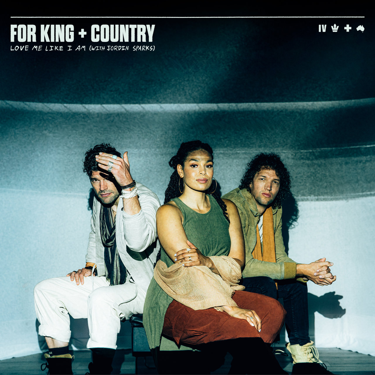 for KING &amp; COUNTRY featuring Jordin Sparks — Love Me Like I Am cover artwork