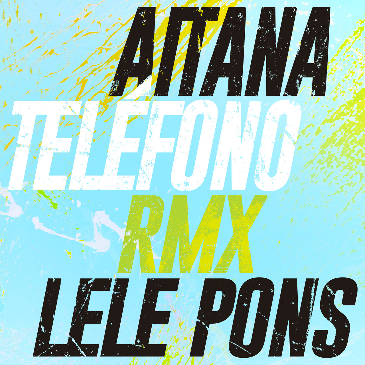 Aitana & Lele Pons — TELÉFONO (Remix) cover artwork