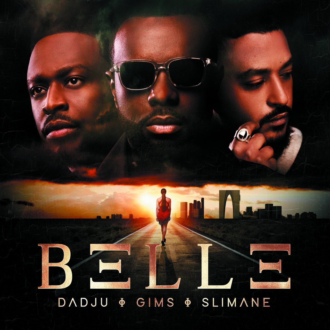 GIMS, Dadju, & Slimane — BELLE cover artwork
