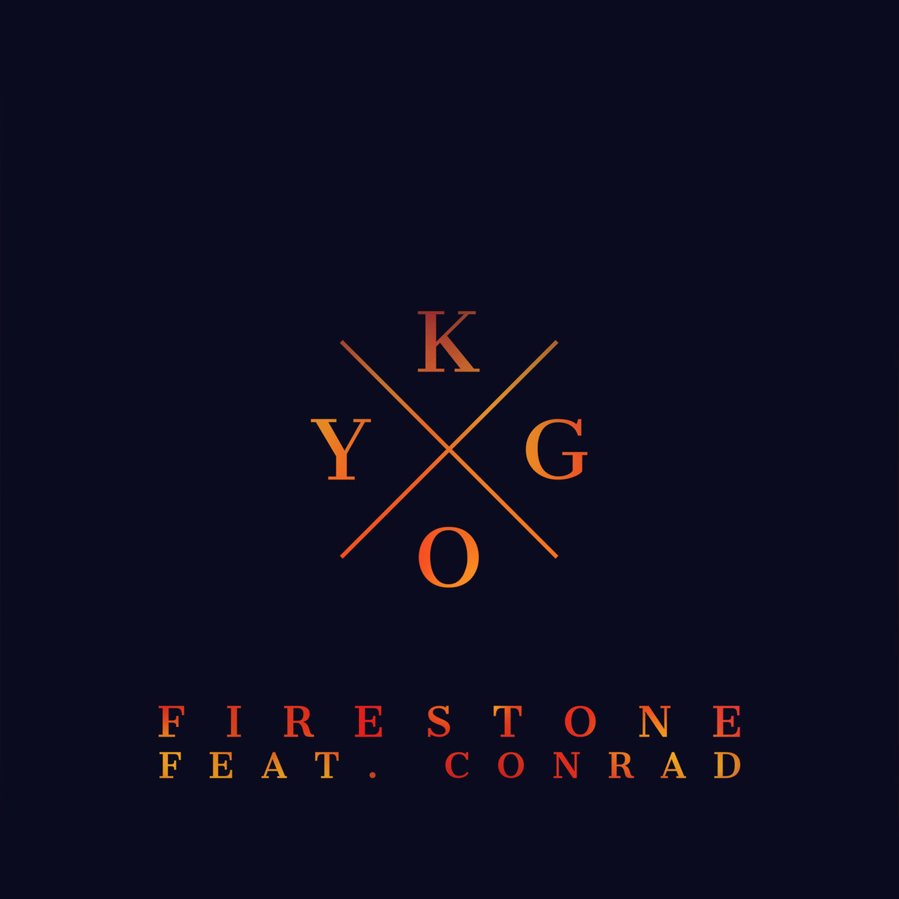 Kygo ft. featuring Conrad Sewell Firestone cover artwork