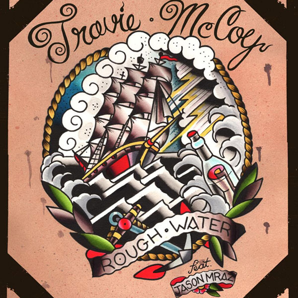Travie McCoy featuring Jason Mraz — Rough Water cover artwork