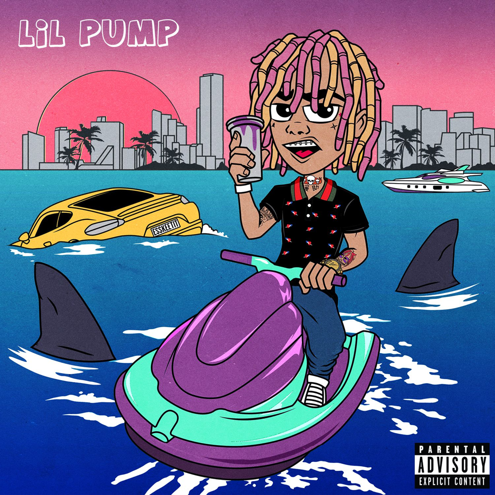 Lil Pump featuring Lil Yachty — Back cover artwork