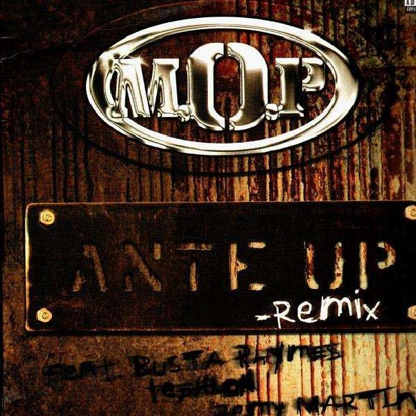 M.O.P. featuring Busta Rhymes, Teflon, & Remi Martin — Ante Up (Remix) cover artwork