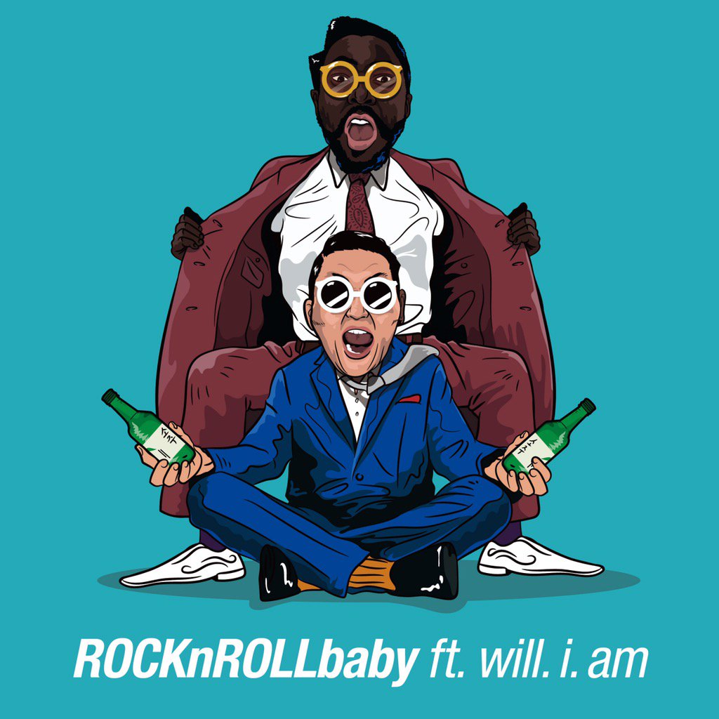 PSY featuring will.i.am — ROCKnROLLbaby cover artwork