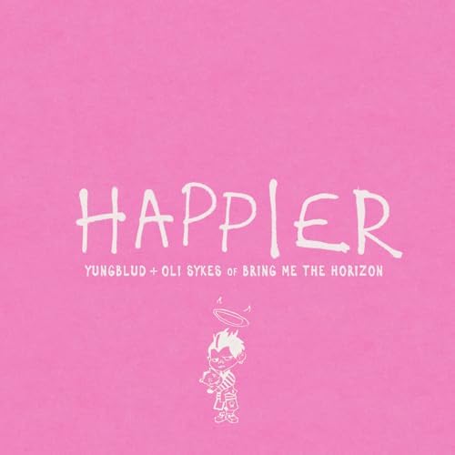 YUNGBLUD featuring Oli Sykes — Happier cover artwork