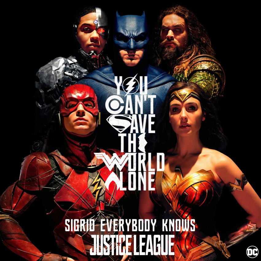 Sigrid — Everybody Knows (Justice League Soundtrack) cover artwork