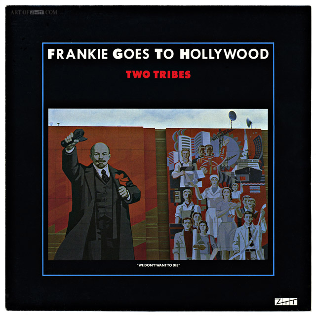 Frankie Goes To Hollywood — Two Tribes cover artwork
