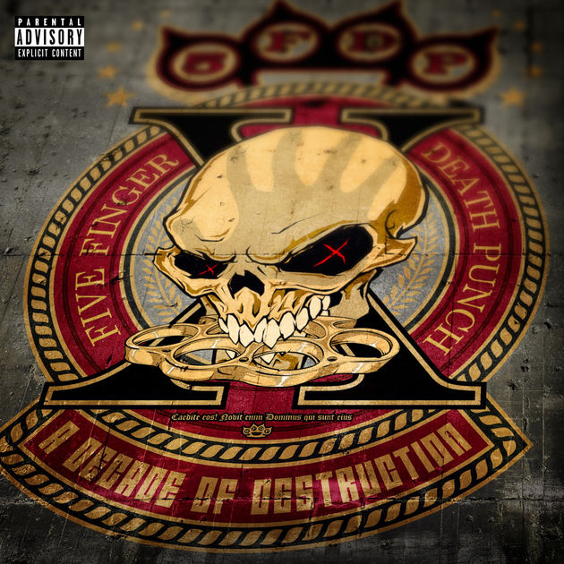 Five Finger Death Punch A Decade of Destruction cover artwork