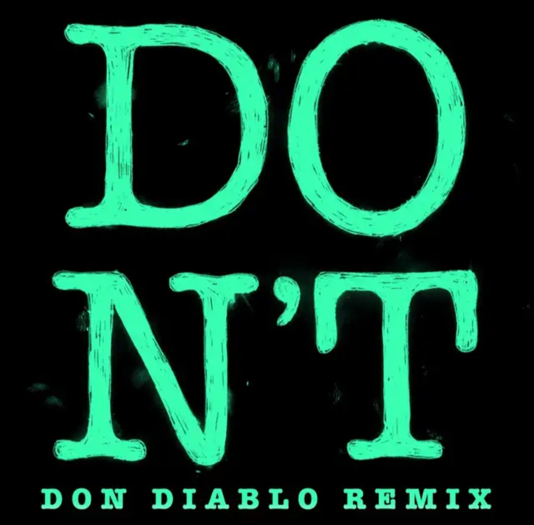 Ed Sheeran — Don&#039;t (Don Diablo Remix) cover artwork