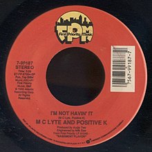 MC Lyte ft. featuring Positive K I&#039;m Not Havin&#039; It cover artwork