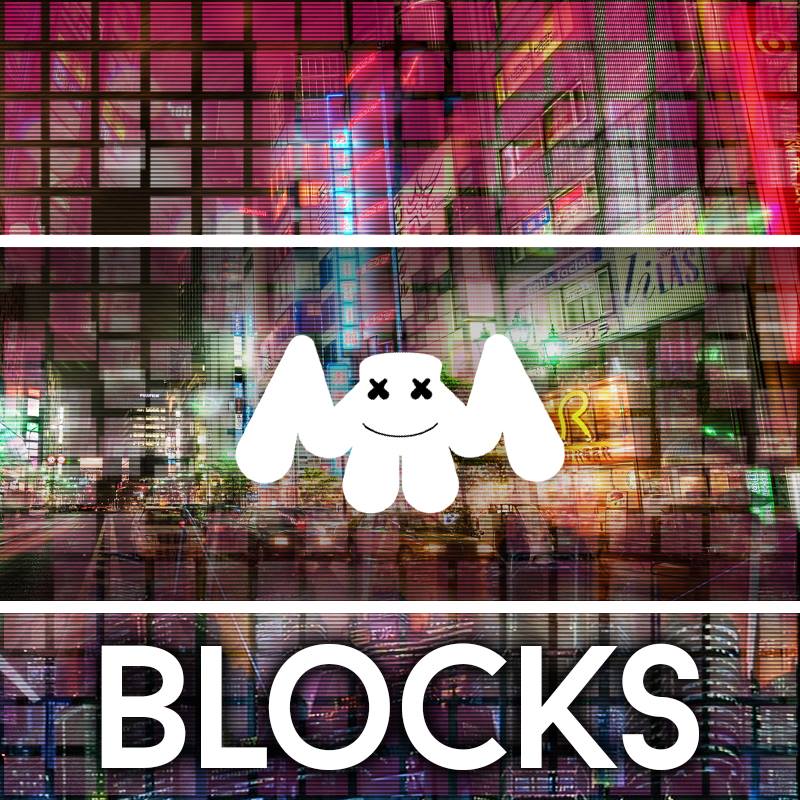 Marshmello Blocks cover artwork