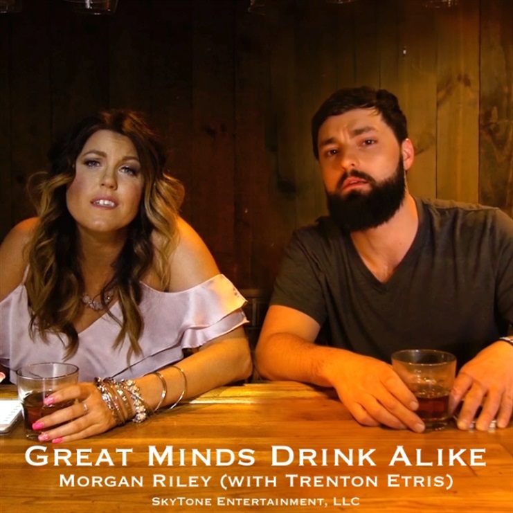 Morgan Riley & Trenton Etris — Great Minds Drink Alike cover artwork