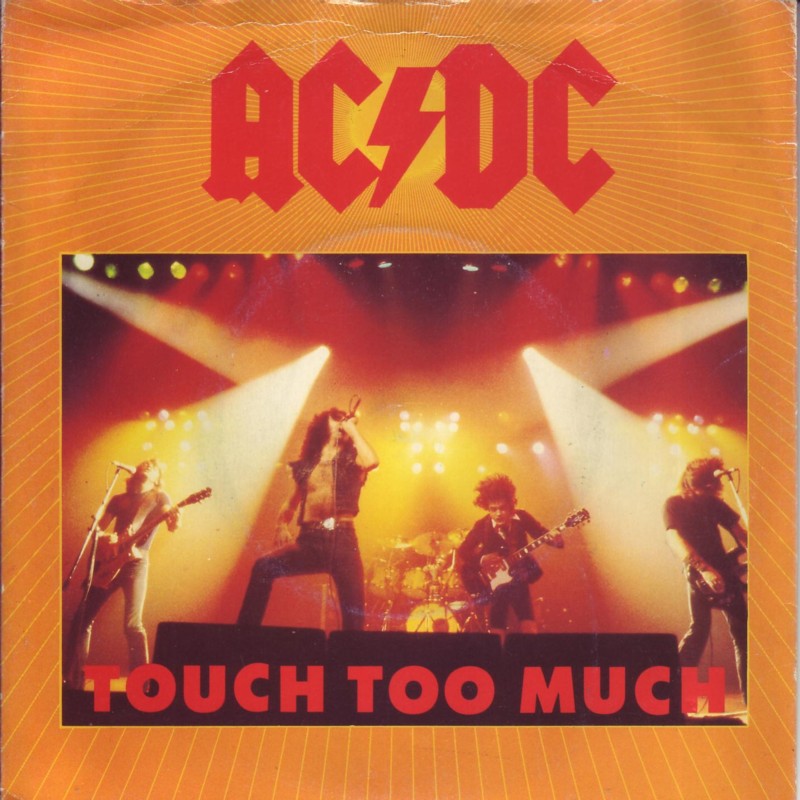 AC/DC — Touch Too Much cover artwork
