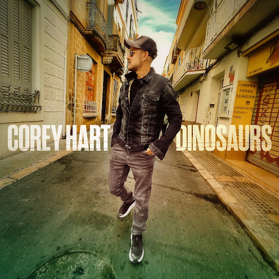 Corey Hart Dinosaurs cover artwork