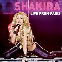 Shakira Live From Paris cover artwork