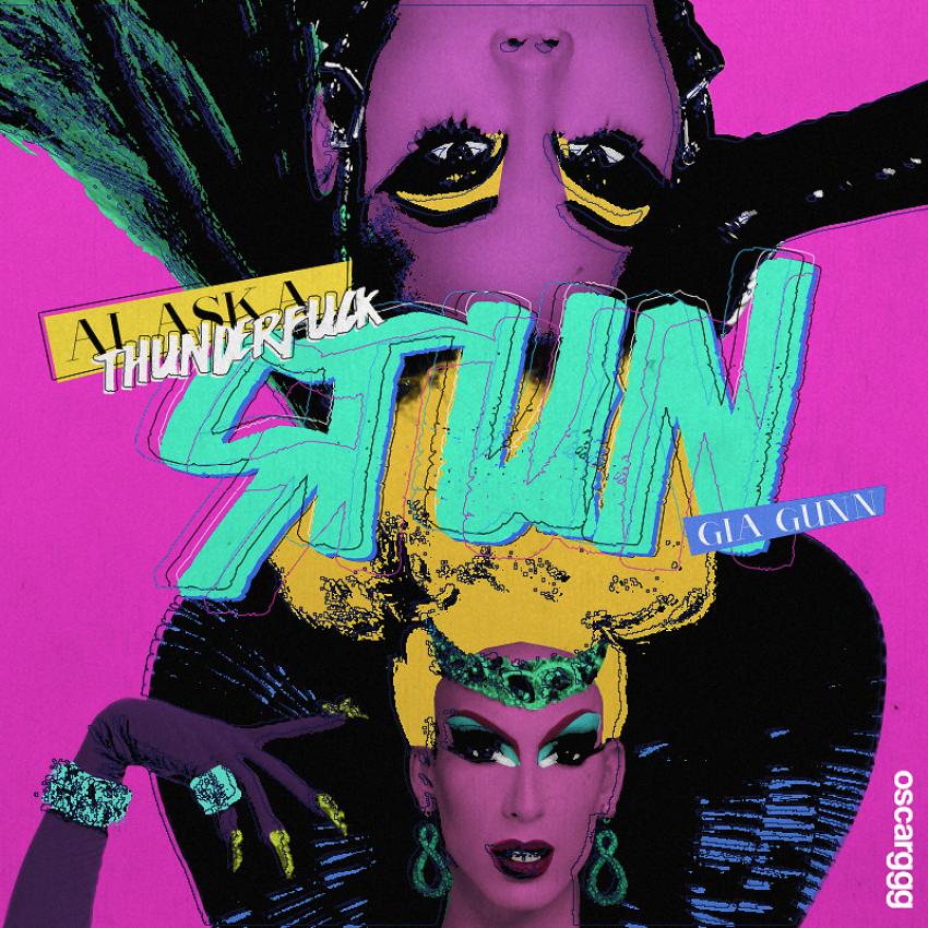 Alaska Thunderfuck featuring Gia Gunn — Stun cover artwork