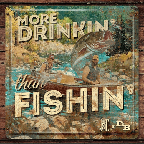 Jade Eagleson & Dean Brody More Drinkin&#039; Than Fishin&#039; cover artwork