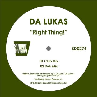 Da Lukas — Right Thing! cover artwork