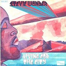 Stevie Wonder Living for the City cover artwork