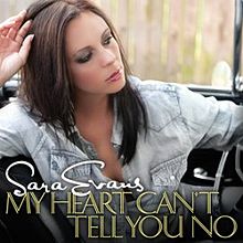 Sara Evans My Heart Can&#039;t Tell You No cover artwork