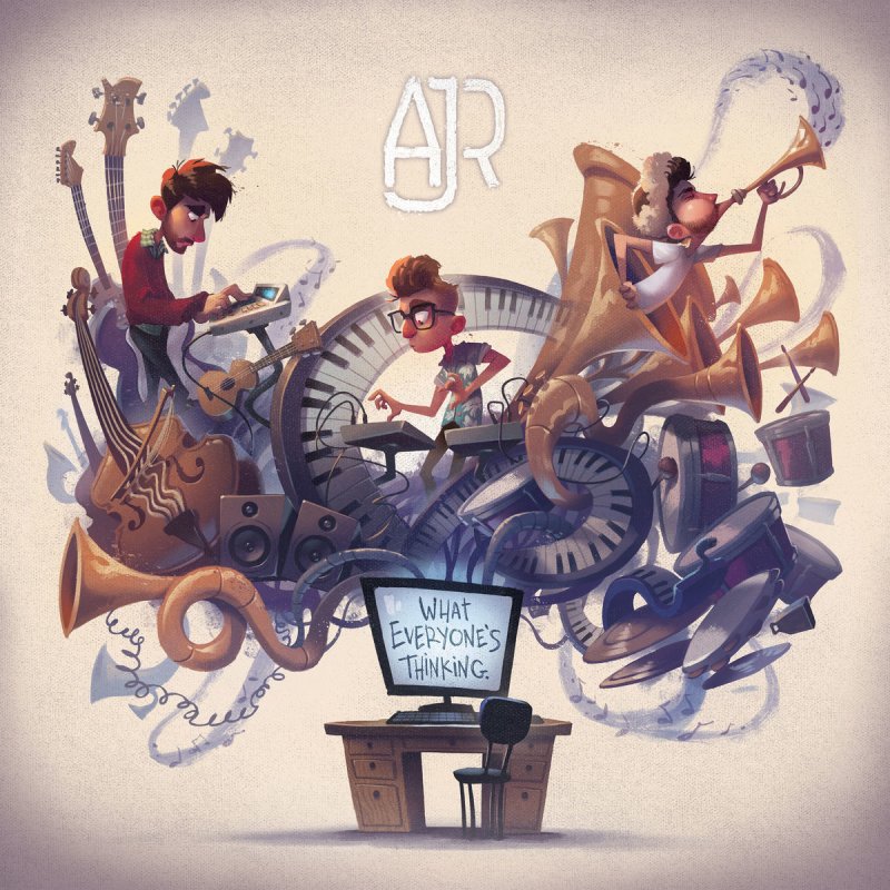 AJR What Everyone&#039;s Thinking (EP) cover artwork