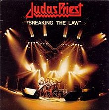 Judas Priest — Breaking the Law cover artwork