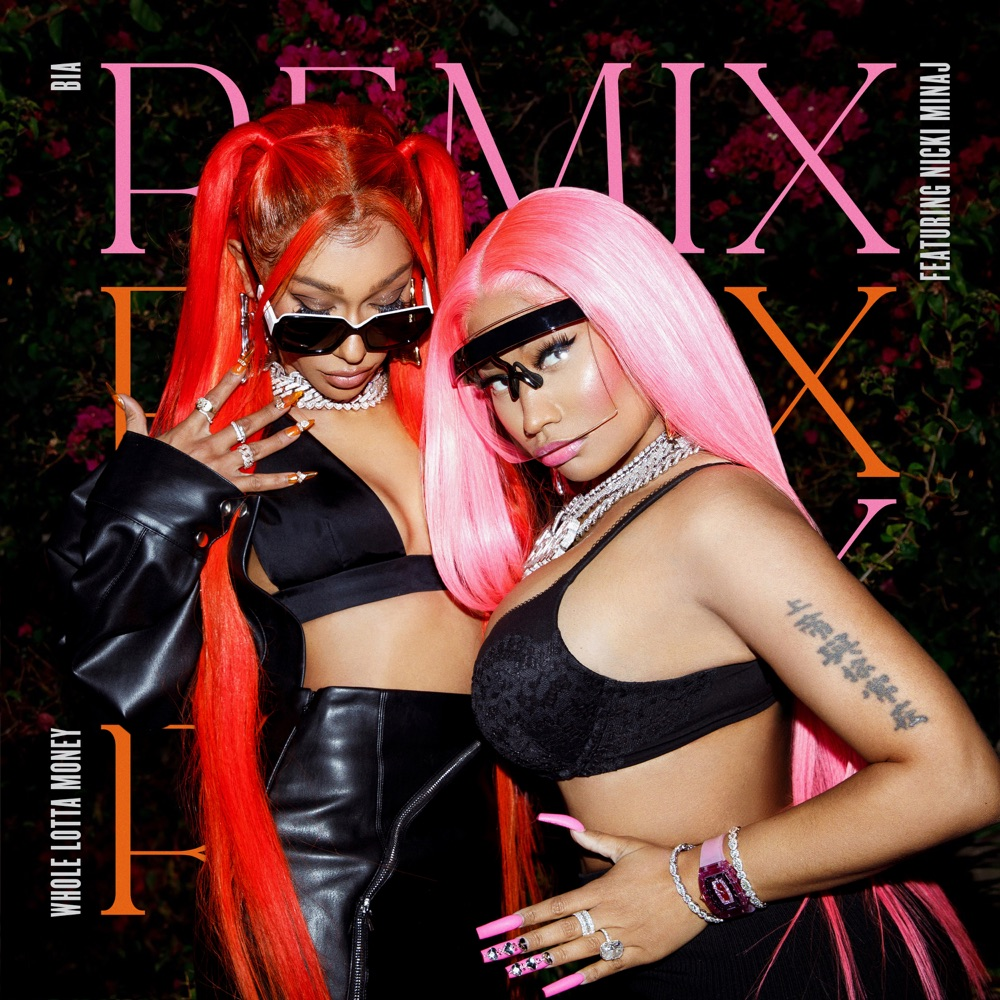 BIA featuring Nicki Minaj — WHOLE LOTTA MONEY cover artwork