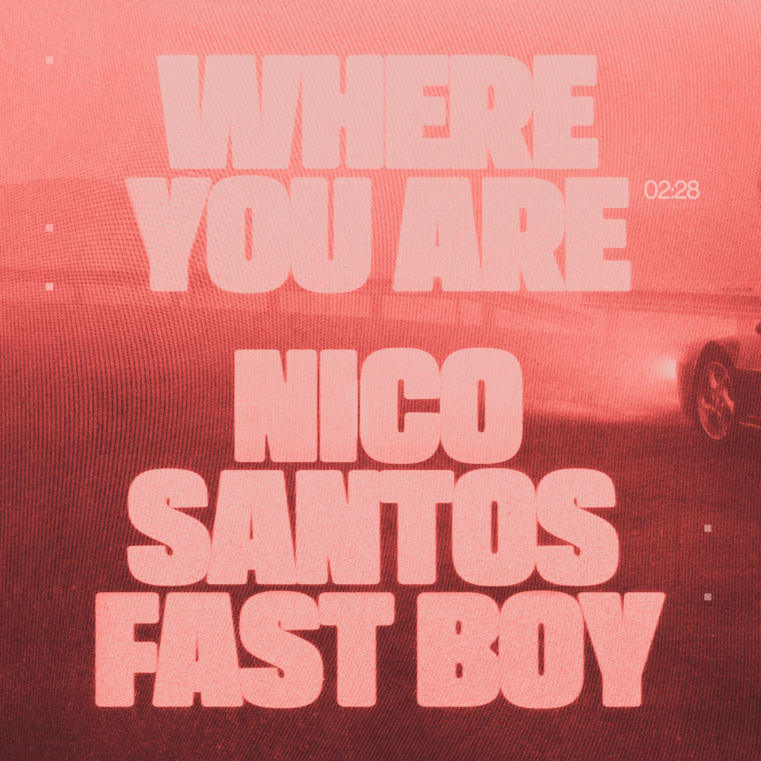 Nico Santos & FAST BOY — Where You Are cover artwork