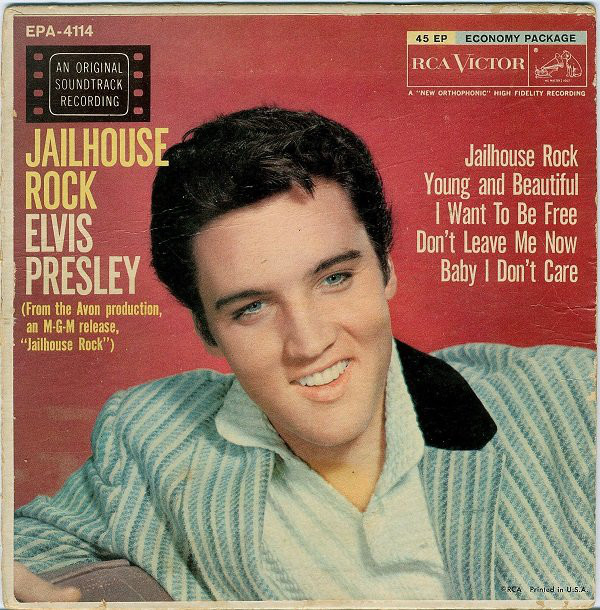 Elvis Presley Jailhouse Rock cover artwork