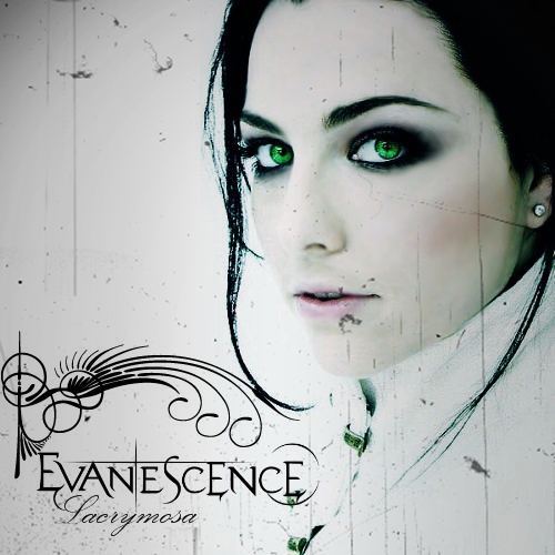 Evanescence Lacrymosa cover artwork