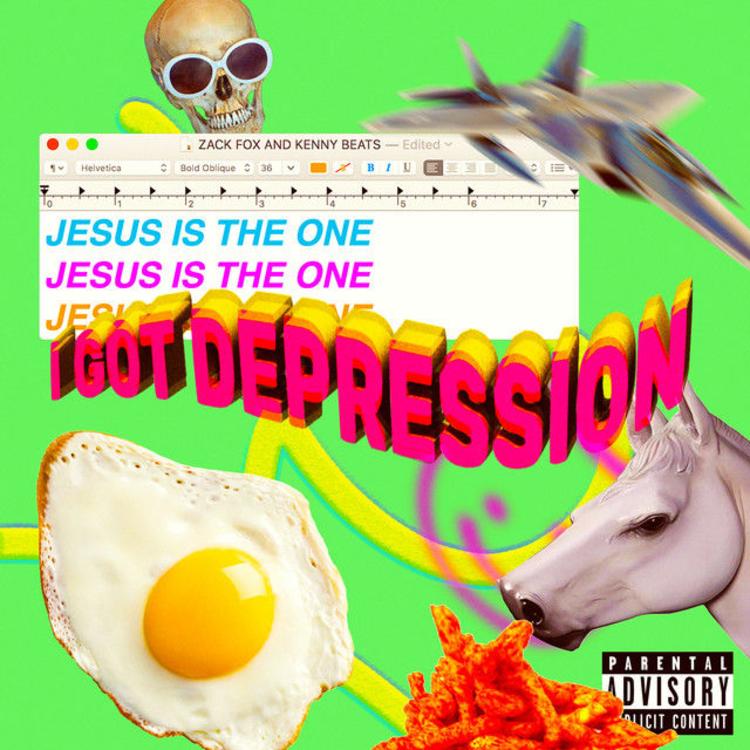 Zack Fox & Kenny Beats Jesus is the One (I Got Depression) cover artwork