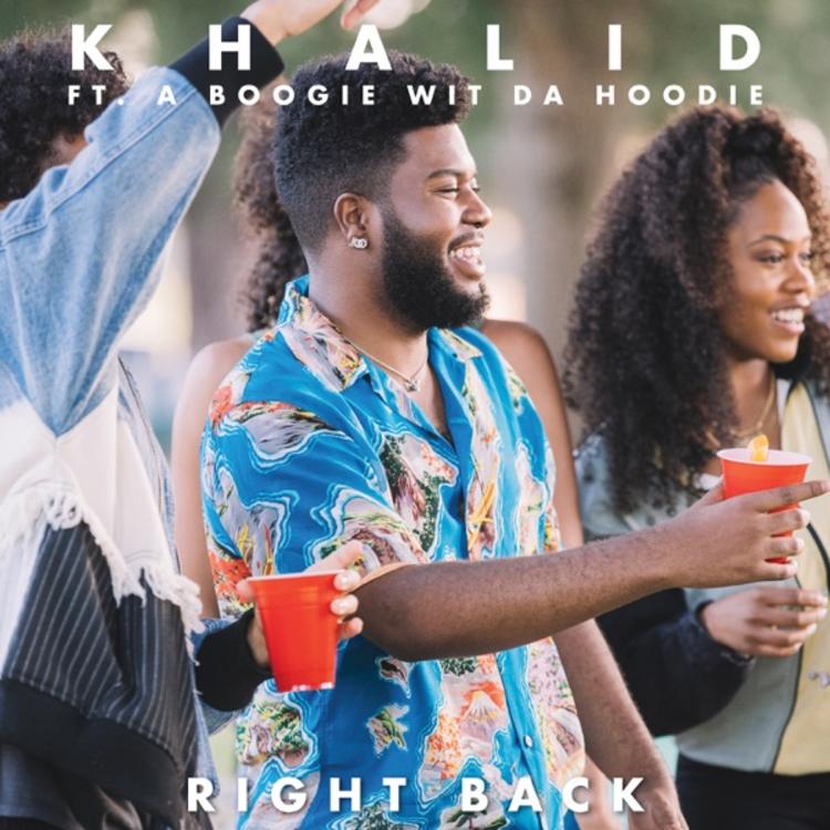 Khalid featuring A Boogie Wit da Hoodie — Right Back cover artwork