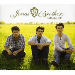 Jonas Brothers — Paranoid cover artwork
