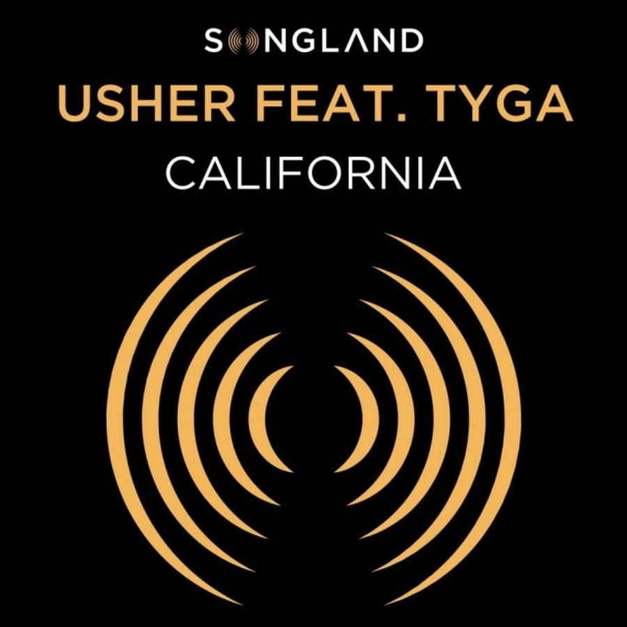 USHER ft. featuring Tyga California cover artwork