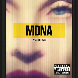 Madonna MDNA World Tour cover artwork