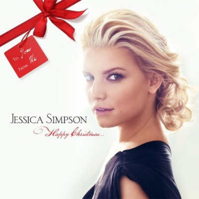 Jessica Simpson Happy Christmas cover artwork