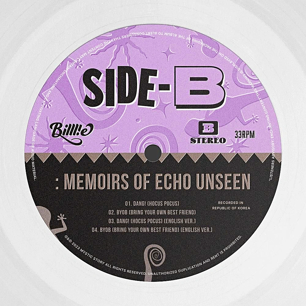 Billlie side-B: memories of echo unseen cover artwork