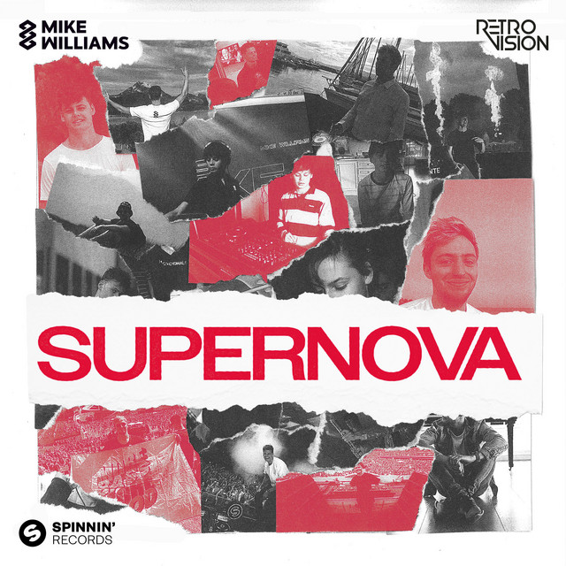 Mike Williams & RetroVision — Supernova cover artwork