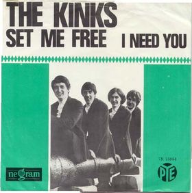 The Kinks Set Me Free cover artwork