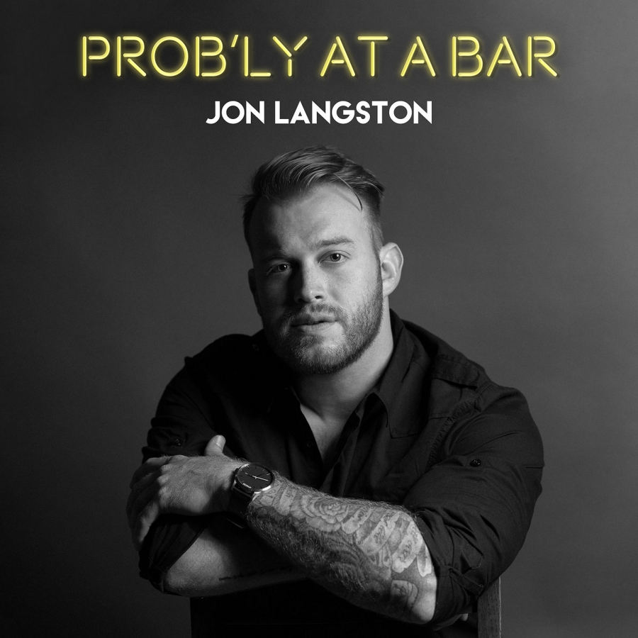 Jon Langston — Prob&#039;ly At A Bar cover artwork
