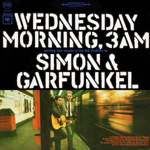 Simon and Garfunkel Wednesday Morning, 3 A.M. cover artwork