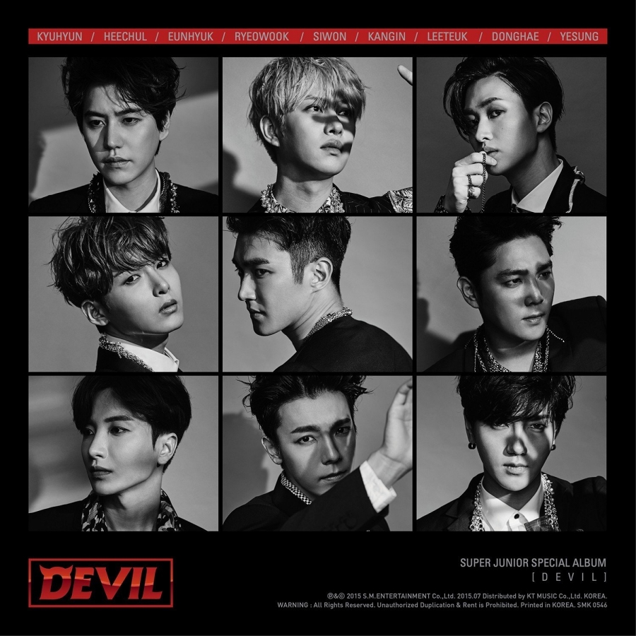 Super Junior Devil cover artwork