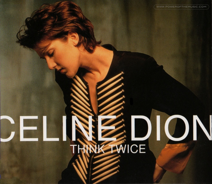 Céline Dion Think Twice cover artwork