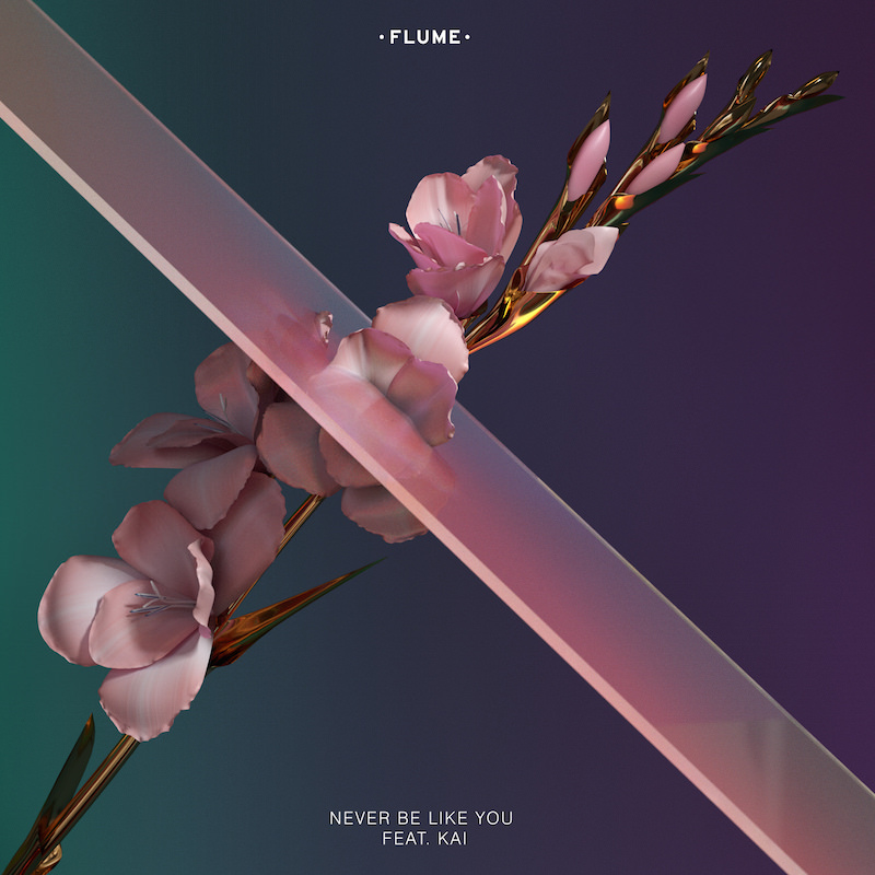 Flume featuring KAI — Never Be Like You cover artwork