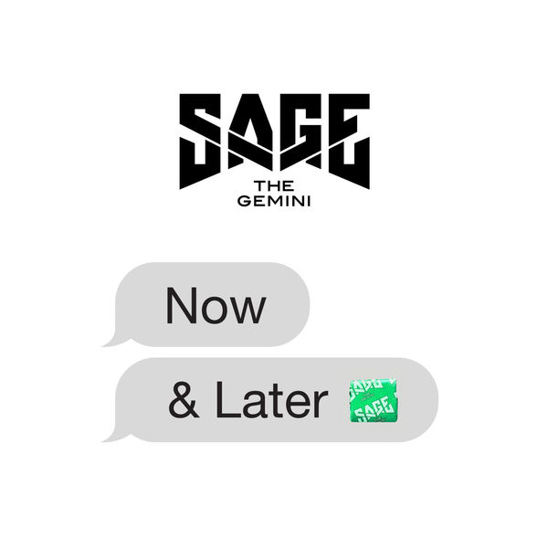 Sage the Gemini — Now and Later cover artwork
