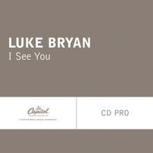 Luke Bryan I See You cover artwork