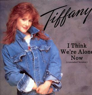 Tiffany Darwish I Think We&#039;re Alone Now cover artwork